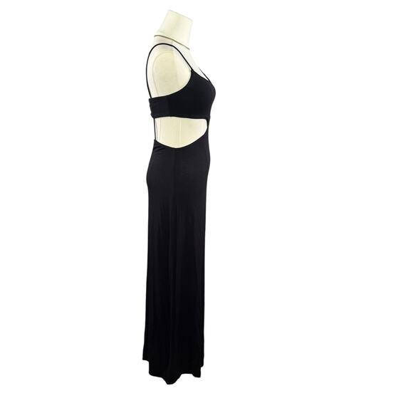 FP Beach Piper Midi Dress Black Cutout Waist Spaghetti Strap | XS - Picture 5 of 11